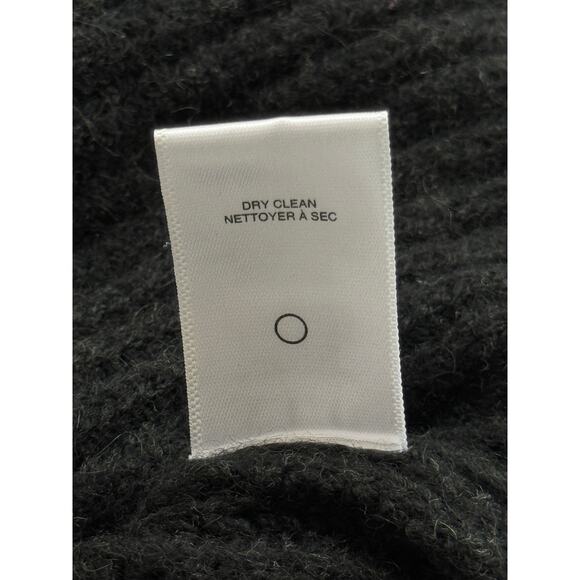 A.L.C ALC Emilie Wool Bell Sleeve Sweater Charcoal Black Size Large - Picture 10 of 10